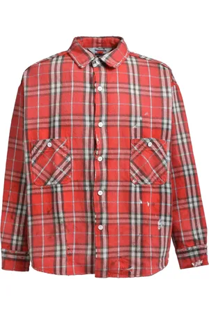 SAINT MXXXXXX Camisa con estampado de cuadros