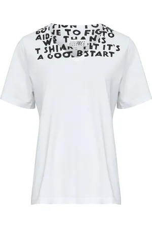 Maison Margiela Playera con motivo gráfico