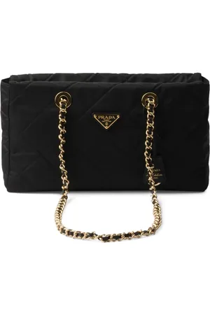 Prada Bolsa de hombro capitonada
