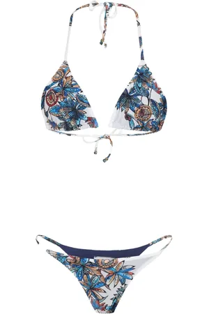 AMIR SLAMA Bikini con estampado floral