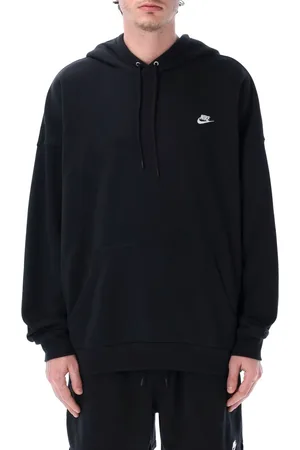 Nike Logo-embroidered cotton hoodie
