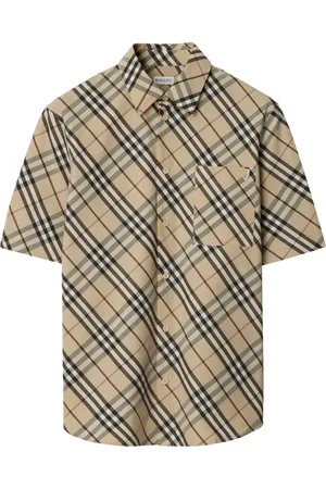 Burberry Camisa con cuadros estampados