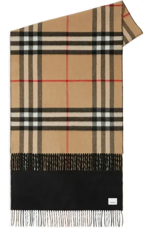 Burberry Mascada de cachemira reversible