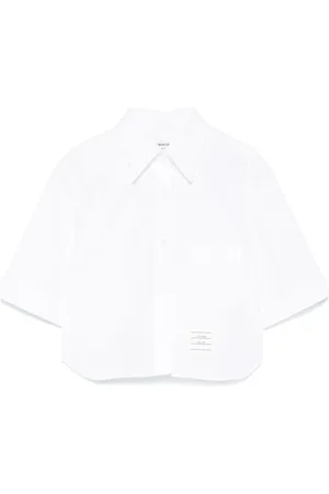 Thom Browne Camisa corta de popelina
