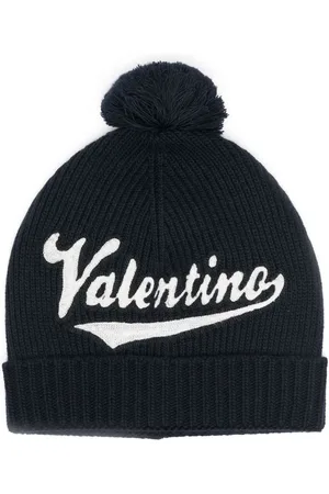 VALENTINO GARAVANI Gorro con logo bordado y pompón