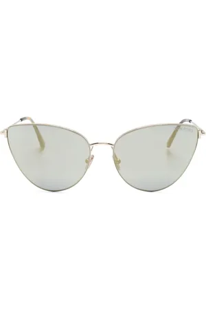 Tom Ford Lentes de sol con armazón cat eye y brazos rectos