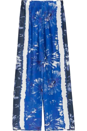 Ermanno Firenze Pantalones con estampado floral