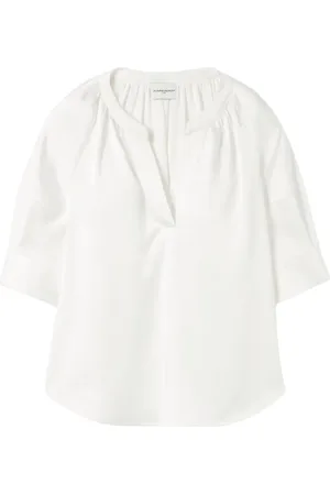 Claudie Pierlot Blusa con cuello fruncido