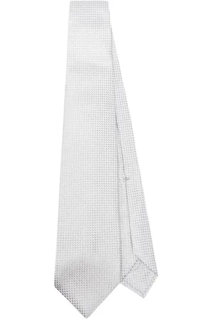 BARBA Corbata con motivo en jacquard