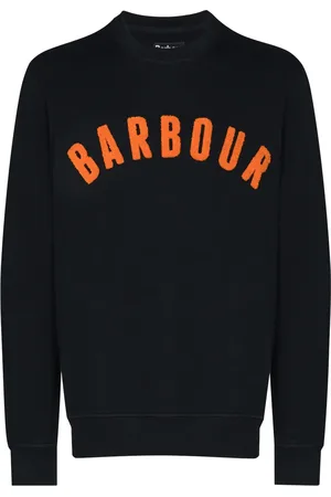 Barbour Sudadera con logo y cuello redondo