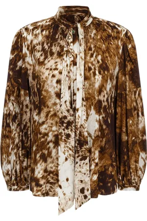 Roberto Cavalli Camisa con estampado Appalosa