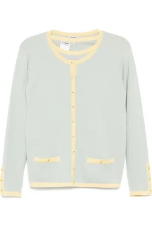 CHANEL Top estilo cárdigan 1996