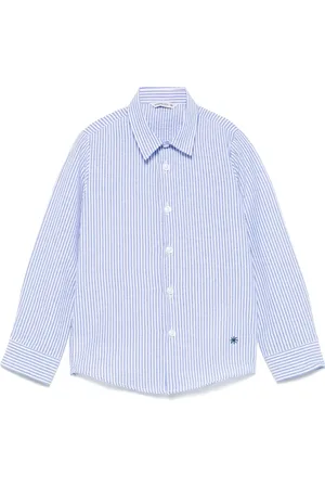 Manuel Ritz Camisa de tejido seersucker