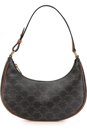 Céline Bolsa de hombro Triomphe Ava de lona revestida 2022