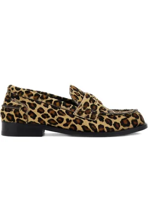 Roberto Cavalli Mocasines con animal print