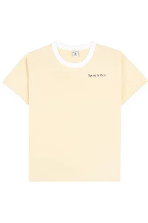 Sporty & Rich Playera con logo estampado