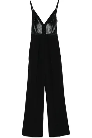 Elisabetta Franchi Jumpsuit con bordado floral