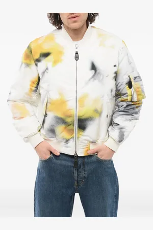 Alexander McQueen Chamarra bomber Obscured Flower