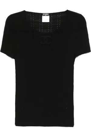 CHANEL Playera con logo 2009