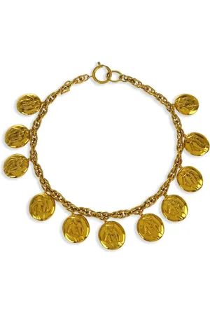 CHANEL Collar con detalle de medallón 1990-2000