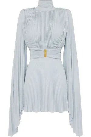 Elisabetta Franchi Vestido corto con pliegues
