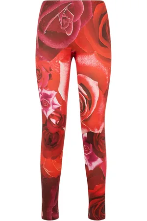 Roberto Cavalli Leggins Garden Rose