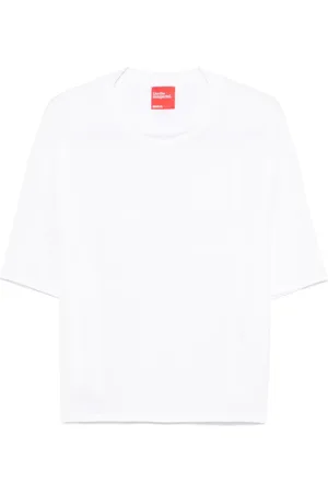 ..,MERCI Playera con estampado de herradura