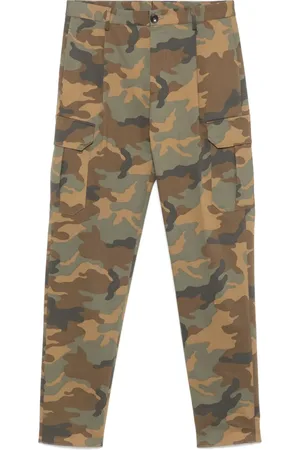 TAGLIATORE Pants cargo con estampado militar