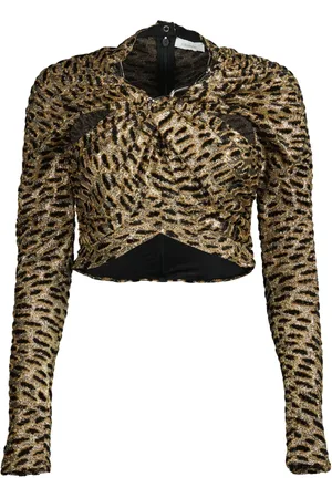 Paco rabanne Top con animal print
