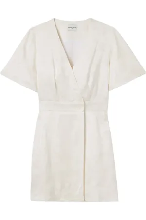 Claudie Pierlot Vestido corto con diseño cruzado