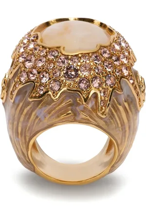 Roberto Cavalli Anillo con detalles de cristal