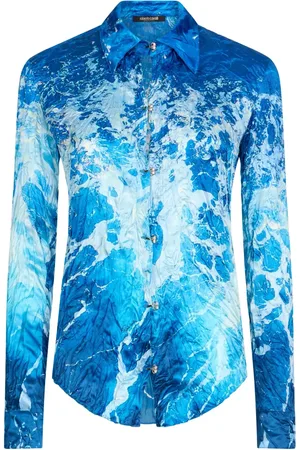 Roberto Cavalli Camisa con estampado Ocean