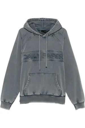 Daily paper Hoodie con efecto lavado