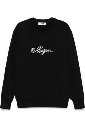 Msgm Sudadera con aplique del logo