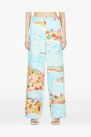 Marco Rambaldi Pantalones con playa estampada