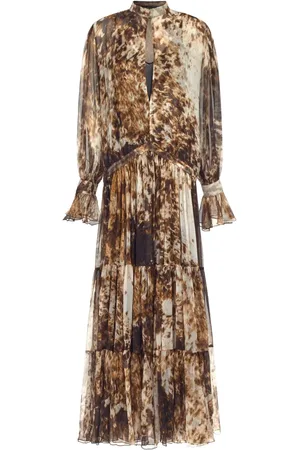 Roberto Cavalli Appaloosa-print maxi dress
