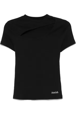 AMISH Playera con abertura