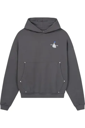 ROUGH. Sudadera con bordado y capucha
