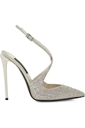 Philipp Plein Zapatillas con detalles de strass y tacón de 120mm