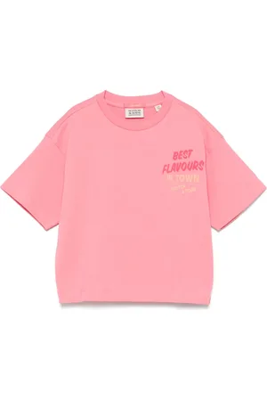 Scotch&Soda Playera con eslogan estampado