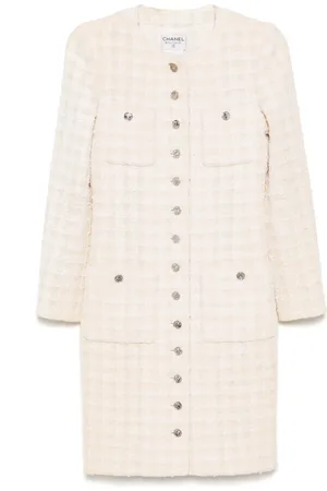 CHANEL Abrigo con botones 1996