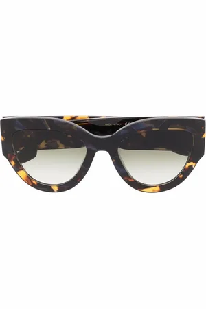 Victoria Beckham Lentes de sol con armazón cat eye estilo carey
