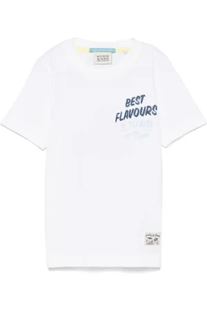 Scotch&Soda Playera con diseño artístico