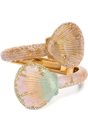 Roberto Cavalli Anillo con motivo de concha de mar