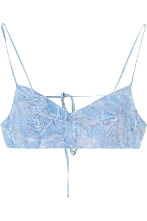 ERMANNO SCERVINO Brasier de mezclilla devoré