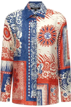 Roberto Cavalli Camisa con estampado de bandana