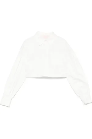 MISS BLUMARINE Camisa con logo bordado