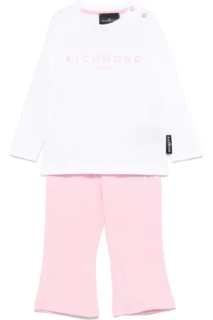 John Richmond Set de pantalones con logo estampado