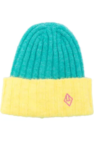 The Animals Observatory Gorro con logo bordado y diseño de dos tonos