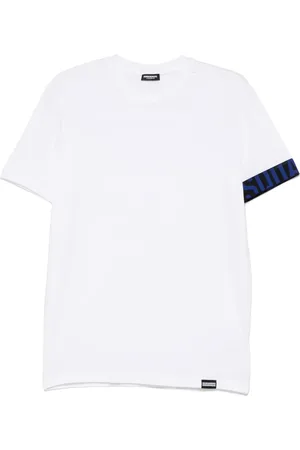Dsquared2 Playera con banda del logo